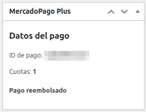 Pago reembolsado